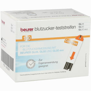 Beurer Blutzuckerteststreifen Gl 44/50  100 Stück - ab 33,61 €