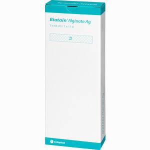 Biatain Alginate Ag Tamponade 3x44cm mit Silber Verband Coloplast 10 Stück - ab 209,95 €