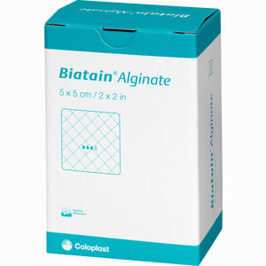 Biatain Alginate Kompressen 5x5cm Verband Coloplast 30 Stück - ab 84,60 €