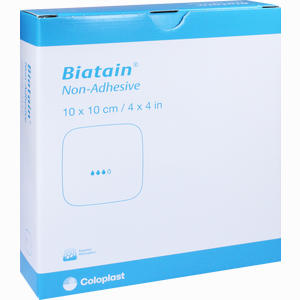 Biatain Schaumverband Nichthaftend 10x10cm 3410  10 Stück - ab 118,00 &euro;