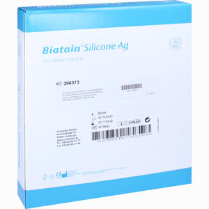 Biatain Silicone Ag Schaumverband 10x10 Cm Kompressen 5 Stück - ab 147,95 €
