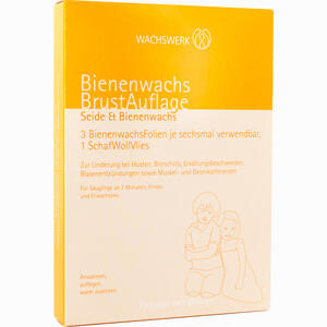 Bienenwachs- Brustauflage Scha/woll/vlies Wachswerk Folie 3 Stück - ab 9,26 &euro;