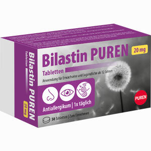 Bilastin Puren 20 Mg Tabletten 50 Stück - ab 8,86 &euro;