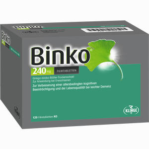 Binko 240 Mg Filmtabletten  120 Stück - ab 0,00 &euro;