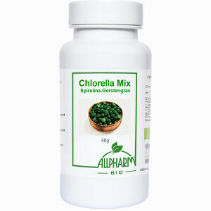 Bio Chlorella Mix Spirulina- Gerstengras 120 Stück - ab 6,85 &euro;