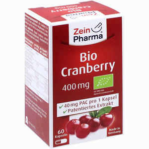 Bio Cranberry Vegi Kapseln 400mg  60 Stück - ab 0,00 &euro;
