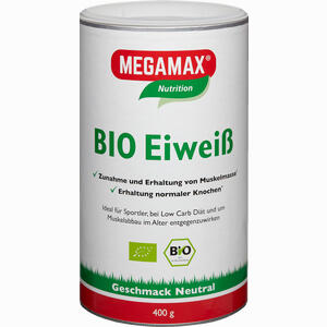 Bio Eiweiss Neutral Megamax Pulver 400 g - ab 18,52 €