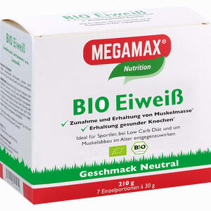 Bio Eiweiss Neutral Megamax Pulver 7 x 30 g - ab 0,00 &euro;