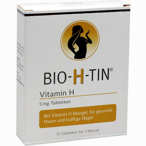Bio H Tin Vitamin H 5mg für 1 Monat Tabletten 15 Stück - ab 6,85 €