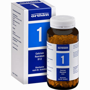 Biochemie 1 Calcium Fluoratum D12 Tabletten 800 Stück - ab 0,00 &euro;