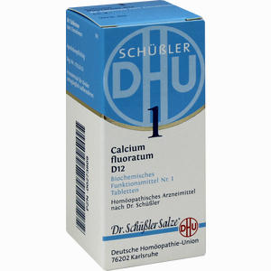 Biochemie 1 Calcium Fluoratum D12 Tabletten DHU-Arzneimittel GmbH & Co. KG 80 Stück - ab 3,76 €