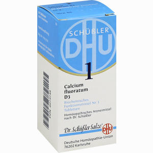 Biochemie 1 Calcium Fluoratum D3 Tabletten DHU-Arzneimittel 80 Stück - ab 0,00 €
