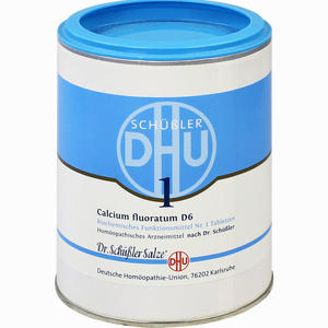 Biochemie 1 Calcium Fluoratum D6 Tabletten 1000 Stück - ab 32,86 &euro;