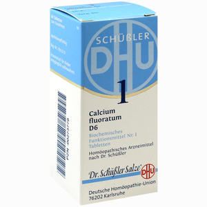 Biochemie 1 Calcium Fluoratum D6 Tabletten DHU-Arzneimittel GmbH & Co. KG 80 Stück - ab 0,00 &euro;