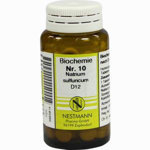 Biochemie 10 Natrium Sulfuricum D12 Tabletten 100 Stück - ab 3,48 €