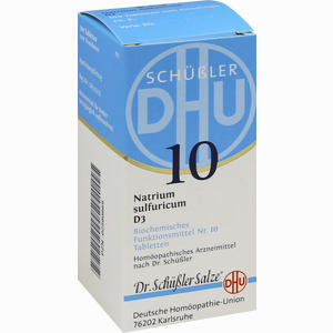 Biochemie 10 Natrium Sulfuricum D3 Tabletten 200 Stück - ab 0,00 €