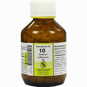 Biochemie 10 Natrium Sulfuricum D6 Tabletten 400 Stück - ab 9,42 €