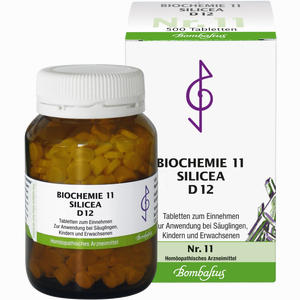 Biochemie 11 Silicea D12 Tabletten 500 Stück - ab 10,05 €