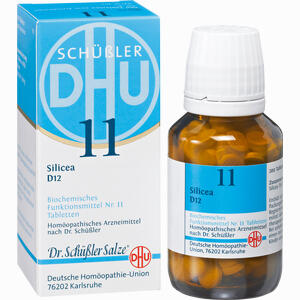 Abbildung von Biochemie 11 Silicea D12 Tabletten DHU-Arzneimittel GmbH & Co. KG 200 Stück
