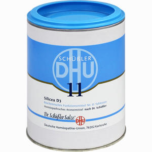 Biochemie 11 Silicea D3 Tabletten 1000 Stück - ab 0,00 &euro;