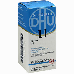 Biochemie 11 Silicea D6 Tabletten DHU-Arzneimittel GmbH & Co. KG 80 Stück - ab 7,75 €