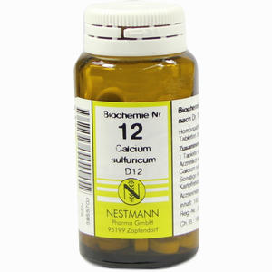Biochemie 12 Calcium Sulfuricum D12 Tabletten 100 Stück - ab 3,59 €
