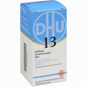 Biochemie 13 Kalium Arsenicosum D12 Tabletten DHU-Arzneimittel GmbH & Co. KG 200 Stück - ab 7,36 &euro;