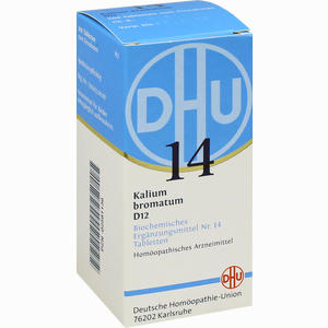 Biochemie 14 Kalium Bromatum D12 Tabletten DHU-Arzneimittel GmbH & Co. KG 200 Stück - ab 7,33 &euro;