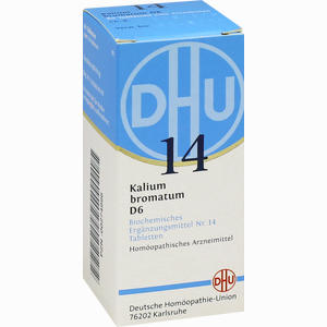 Biochemie 14 Kalium Bromatum D6 Tabletten DHU-Arzneimittel GmbH & Co. KG 80 Stück - ab 4,40 €
