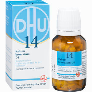 Abbildung von Biochemie 14 Kalium Bromatum D6 Tabletten DHU-Arzneimittel GmbH & Co. KG 200 Stück