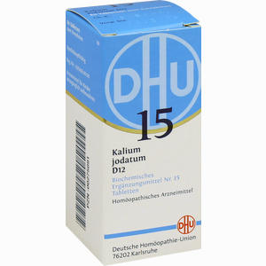 Biochemie 15 Kalium Jodatum D12 Tabletten DHU-Arzneimittel GmbH & Co. KG 80 Stück - ab 0,00 €