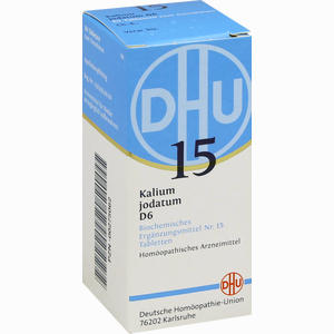 Biochemie 15 Kalium Jodatum D6 Tabletten DHU-Arzneimittel GmbH & Co. KG 80 Stück - ab 0,00 &euro;