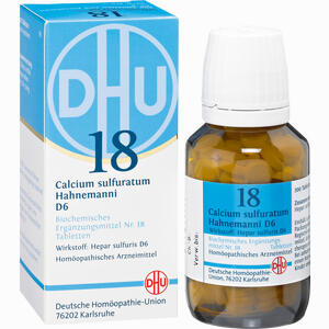 Biochemie 18 Calcium Sulfuratum D6 Tabletten 200 Stück - ab 7,20 &euro;