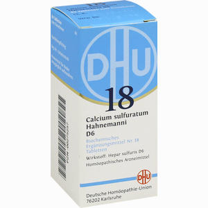 Biochemie 18 Calcium Sulfuratum D6 Tabletten DHU-Arzneimittel GmbH & Co. KG 80 Stück - ab 4,40 €
