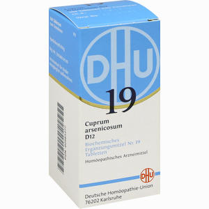 Biochemie 19 Cuprum Arsenicosum D12 Tabletten 200 Stück - ab 7,25 €