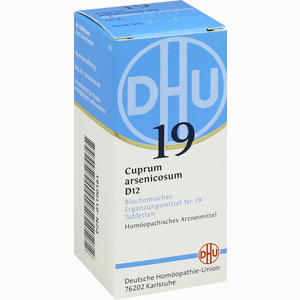 Biochemie 19 Cuprum Arsenicosum D12 Tabletten DHU-Arzneimittel GmbH & Co. KG 80 Stück - ab 0,00 &euro;