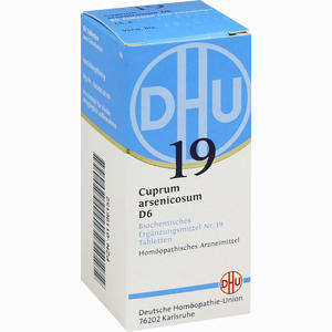 Biochemie 19 Cuprum Arsenicosum D6 Tabletten DHU-Arzneimittel GmbH & Co. KG 80 Stück - ab 0,00 €