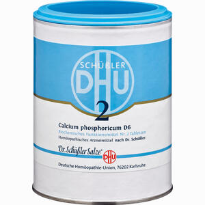 Biochemie 2 Calcium Phosphoricum D6 Tabletten 1000 Stück - ab 0,00 &euro;