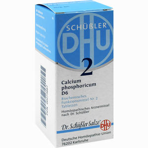 Biochemie 2 Calcium Phosphoricum D6 Tabletten DHU-Arzneimittel GmbH & Co. KG 80 Stück - ab 3,76 €