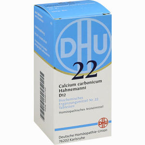Biochemie 22 Calcium Carbonicum D12 Tabletten DHU-Arzneimittel GmbH & Co. KG 200 Stück - ab 7,40 €