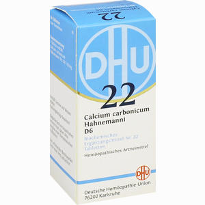 Biochemie 22 Calcium Carbonicum D6 Tabletten DHU-Arzneimittel GmbH & Co. KG 80 Stück - ab 0,00 €