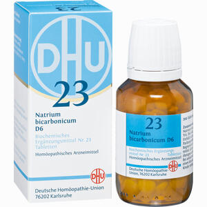 Biochemie 23 Natrium Bicarbonicum D6 Tabletten DHU-Arzneimittel GmbH & Co. KG 200 Stück - ab 7,48 €