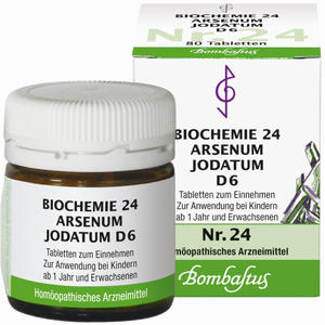 Abbildung von Biochemie 24 Arsenum Jodatum D6 Tabletten 80 Stück