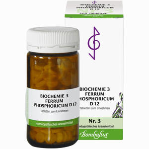 Biochemie 3 Ferrum Phosphoricum D12 Tabletten Bombastus-Werke AG 200 Stück - ab 5,63 €