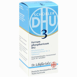 Biochemie 3 Ferrum Phosphoricum D12 Tabletten DHU-Arzneimittel GmbH & Co. KG 80 Stück - ab 3,86 €