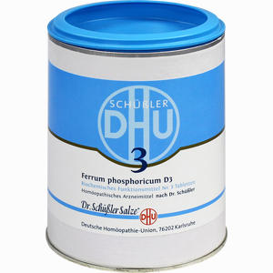 Biochemie 3 Ferrum Phosphoricum D3 Tabletten 1000 Stück - ab 0,00 &euro;