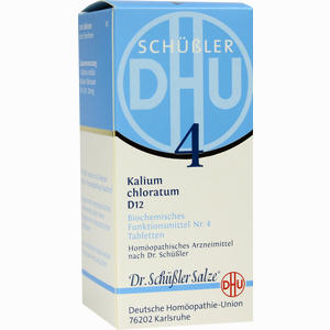 Biochemie 4 Kalium Chloratum D12 Tabletten DHU-Arzneimittel GmbH & Co. KG 200 Stück - ab 7,40 €
