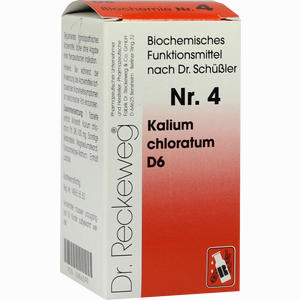 Biochemie 4 Kalium Chloratum D6 Tabletten Dr. Reckeweg & Co 200 Stück - ab 5,82 €