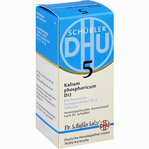 Biochemie 5 Kalium Phosphoricum D12 Tabletten DHU-Arzneimittel GmbH & Co. KG 80 Stück - ab 4,69 €