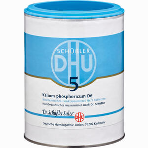 Biochemie 5 Kalium Phosphoricum D6 Tabletten 1000 Stück - ab 0,00 €
